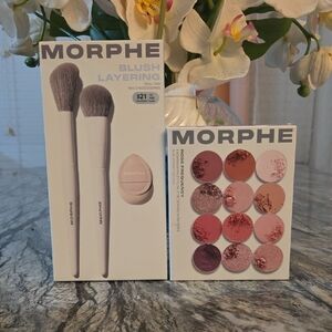Morphe Rose Frequency Blush & Brush Set - Pink